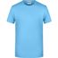 Men's Basic-T - Herren T-Shirt in klassischer Form [Gr. XL] (sky-blue) (Art.-Nr. CA122924)