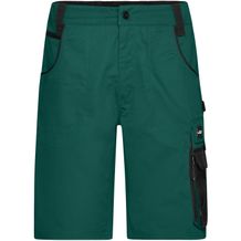 Workwear Bermudas - Spezialisierte Arbeitsshorts mit funktionellen Details [Gr. 48] (dark-green/black) (Art.-Nr. CA123546)