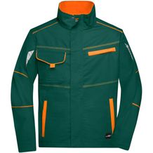 Workwear Jacket - Funktionelle Jacke im sportlichen Look mit hochwertigen Details [Gr. 3XL] (dark-green/orange) (Art.-Nr. CA123638)