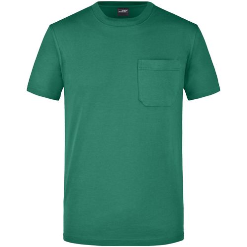 Men's Round-T Pocket - Klassisches T-Shirt mit Brusttasche [Gr. XL] (Art.-Nr. CA123787) - Gekämmte, ringgesponnene Baumwolle
Rund...