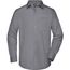 Men's Business Shirt Long-Sleeved - Klassisches Shirt aus strapazierfähigem Mischgewebe [Gr. 3XL] (steel) (Art.-Nr. CA124275)
