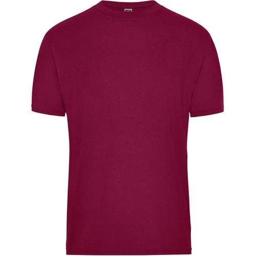 Men's BIO Workwear T-Shirt - Strapazierfähiges und pflegeleichtes T-Shirt [Gr. M] (Art.-Nr. CA124446) - Materialmix aus gekämmter, ringgesponne...