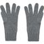 Knitted Gloves - Strickhandschuhe mit gerippten Bündchen für Damen und Herren [Gr. L/XL] (dark-grey-melange) (Art.-Nr. CA124501)
