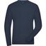 Men's BIO Stretch-Longsleeve Work - Langarm Shirt aus weichem Elastic-Single-Jersey [Gr. L] (navy) (Art.-Nr. CA124610)