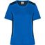 Ladies' Workwear T-Shirt - Strapazierfähiges und pflegeleichtes T-Shirt mit Kontrasteinsätzen [Gr. 3XL] (royal/navy) (Art.-Nr. CA125075)