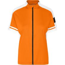 Ladies' Bike-T Full Zip - Sportives Bike-Shirt [Gr. XL] (orange) (Art.-Nr. CA126978)