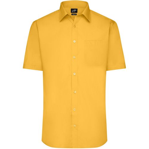 Men's Shirt Shortsleeve Poplin - Klassisches Shirt aus pflegeleichtem Mischgewebe [Gr. XL] (Art.-Nr. CA127215) - Popeline-Qualität mit Easy-Care-Ausrüs...