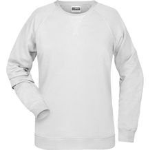 Ladies' Sweat - Klassisches Sweatshirt mit Raglanärmeln [Gr. XS] (white) (Art.-Nr. CA127438)