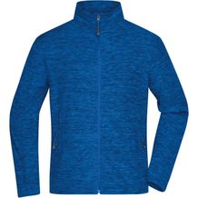 Men's Fleece Jacket - Fleecejacke in modischer Melange-Optik [Gr. XXL] (royal-melange/blue) (Art.-Nr. CA127850)