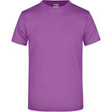 Round-T Heavy (180g/m²) - Komfort-T-Shirt aus strapazierfähigem Single Jersey [Gr. M] (Purple) (Art.-Nr. CA128066)