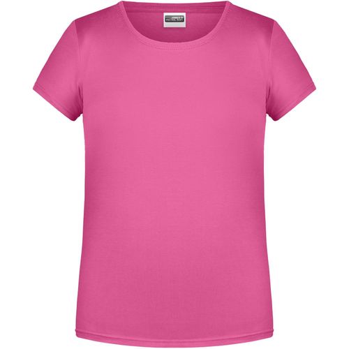 Girls' Basic-T - T-Shirt für Kinder in klassischer Form [Gr. S] (Art.-Nr. CA129468) - 100% gekämmte, ringgesponnene BIO-Baumw...