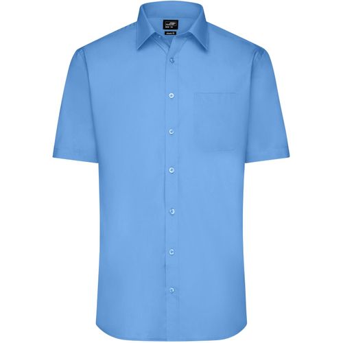 Men's Shirt Shortsleeve Poplin - Klassisches Shirt aus pflegeleichtem Mischgewebe [Gr. M] (Art.-Nr. CA130047) - Popeline-Qualität mit Easy-Care-Ausrüs...