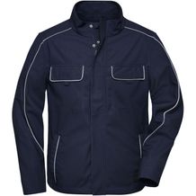 Workwear Softshell Light Jacket - Professionelle, leichte Softshelljacke im cleanen Look mit hochwertigen Details [Gr. 5XL] (navy) (Art.-Nr. CA130120)