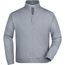 Sweat Jacket - Klassische Sweatjacke aus French-Terry [Gr. XL] (grey-heather) (Art.-Nr. CA130710)