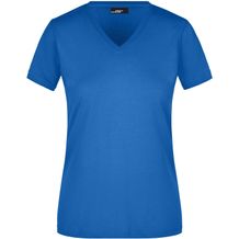 Ladies' Slim Fit V-T - Figurbetontes V-Neck-T-Shirt [Gr. M] (cobalt) (Art.-Nr. CA131335)