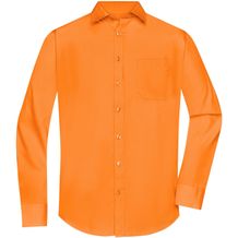 Men's Shirt Longsleeve Poplin - Klassisches Shirt aus pflegeleichtem Mischgewebe [Gr. XXL] (orange) (Art.-Nr. CA131778)