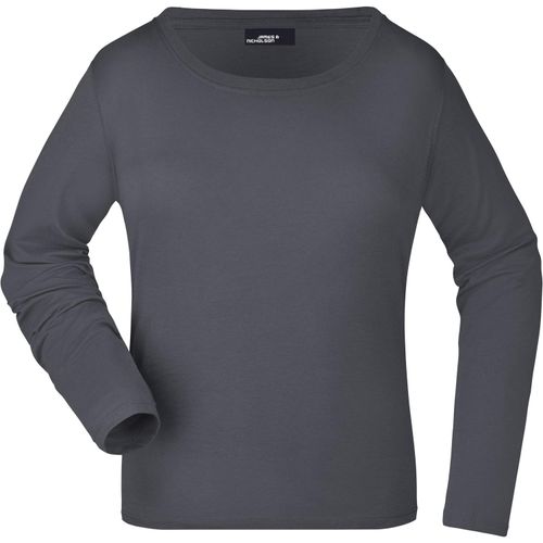 Ladies' Shirt Long-Sleeved Medium - Langarm T-Shirt aus Single Jersey [Gr. M] (Art.-Nr. CA132296) - Gekämmte, ringgesponnene Baumwolle
JN91...