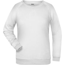 Ladies' Promo Sweat - Rundhals-Sweatshirt mit Raglanärmeln [Gr. M] (white) (Art.-Nr. CA132391)