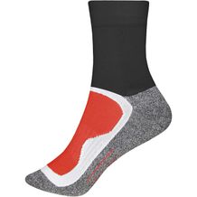 Sport Socks - Funktions- und Sport-Socke [Gr. 35-38] (black/red) (Art.-Nr. CA132969)