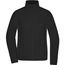 Ladies' Stretchfleece Jacket - Bequeme, elastische Stretchfleece Jacke im sportlichen Look für Arbeit, Sport und Lifestyle [Gr. XXL] (black/black) (Art.-Nr. CA133358)