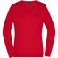Ladies' V-Neck Pullover - Klassischer Baumwoll-Pullover [Gr. XXL] (Art.-Nr. CA133961)