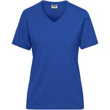 Ladies' BIO Workwear T-Shirt - Strapazierfähiges und pflegeleichtes T-Shirt [Gr. 3XL] (royal) (Art.-Nr. CA135044)