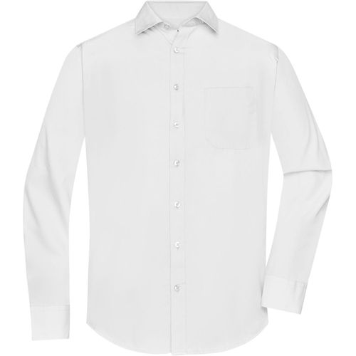 Men's Shirt Longsleeve Poplin - Klassisches Shirt aus pflegeleichtem Mischgewebe [Gr. 3XL] (Art.-Nr. CA135084) - Popeline-Qualität mit Easy-Care-Ausrüs...