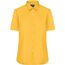 Ladies' Shirt Shortsleeve Poplin - Klassisches Shirt aus pflegeleichtem Mischgewebe [Gr. XS] (Yellow) (Art.-Nr. CA135153)