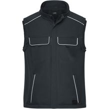 Workwear Softshell Vest - Professionelle Softshellweste im cleanen Look mit hochwertigen Details [Gr. S] (carbon) (Art.-Nr. CA135221)