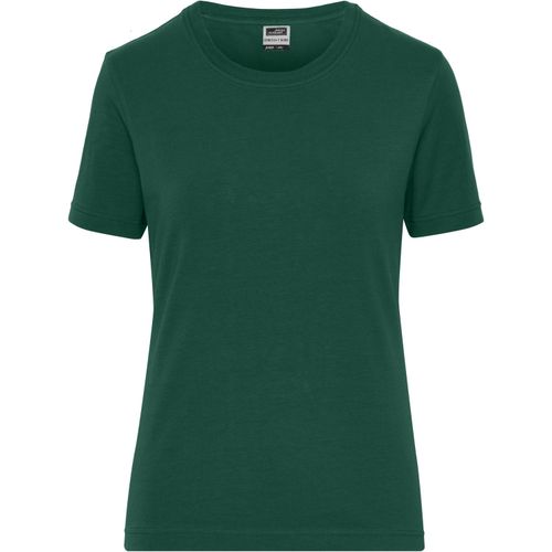 Ladies' BIO Stretch-T Work - T-Shirt aus weichem Elastic-Single-Jersey [Gr. XS] (Art.-Nr. CA135403) - Gekämmte, ringgesponnene BIO-Baumwolle,...