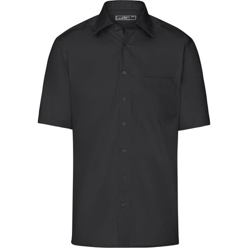 Men's Business Shirt Short-Sleeved - Bügelleichtes, modisches Herrenhemd [Gr. M] (Art.-Nr. CA136051) - Pflegeleichte Twill-Qualität mit Easy-C...