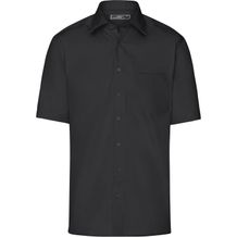 Men's Business Shirt Short-Sleeved - Bügelleichtes, modisches Herrenhemd [Gr. M] (black) (Art.-Nr. CA136051)