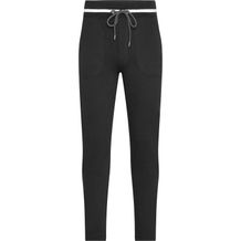 Men's Jog-Pants - Sweat-Hose im modischen Design [Gr. XL] (black/white) (Art.-Nr. CA136670)