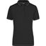 Ladies' Elastic Polo - Hochwertiges Poloshirt mit Kontraststreifen [Gr. S] (black/white) (Art.-Nr. CA136911)