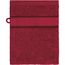 Flannel - Waschhandschuh im modischen Design (orient-red) (Art.-Nr. CA136996)