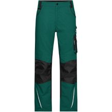 Workwear Pants - Spezialisierte Arbeitshose mit funktionellen Details [Gr. 110] (dark-green/black) (Art.-Nr. CA137097)