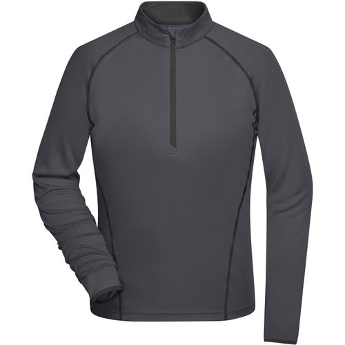 Ladies' Sports Shirt Longsleeve - Langarm Funktionsshirt für Fitness und Sport [Gr. XL] (Art.-Nr. CA137234) - Atmungsaktiv und feuchtigkeitsregulieren...