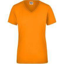 Ladies' Signal Workwear T-Shirt - Strapazierfähiges und pflegeleichtes T-Shirt in Signalfarben [Gr. 3XL] (neon-orange) (Art.-Nr. CA137434)