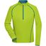 Ladies' Sports Shirt Longsleeve - Langarm Funktionsshirt für Fitness und Sport [Gr. XL] (bright-yellow/bright-blue) (Art.-Nr. CA137802)
