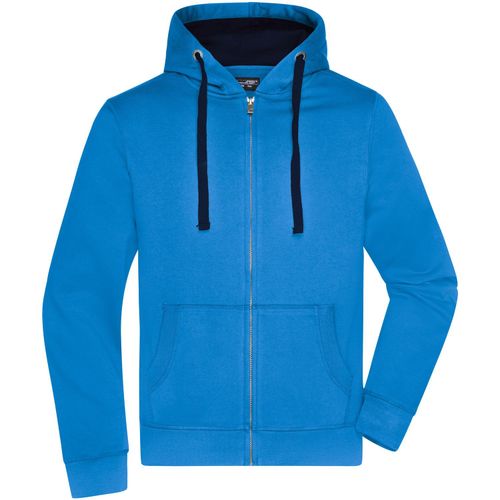 Men's Hooded Jacket - Premium Sweatjacke mit Bionic®-Finish [Gr. XL] (Art.-Nr. CA137933) - Hochwertige Sweatqualität mit angeraute...