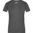 Ladies' Sports T-Shirt - Funktionsshirt für Fitness und Sport [Gr. XS] (black-melange/black) (Art.-Nr. CA138258)