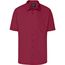 Men's Business Shirt Short-Sleeved - Klassisches Shirt aus strapazierfähigem Mischgewebe [Gr. L] (wine) (Art.-Nr. CA138356)