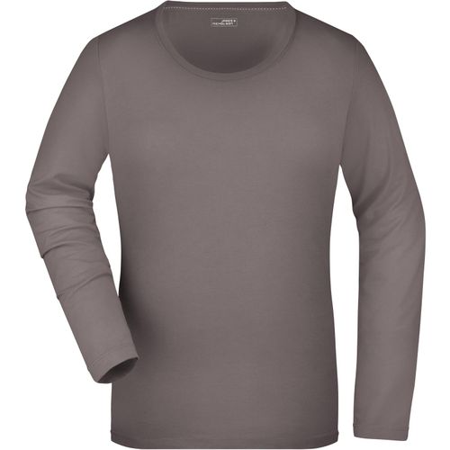 Ladies' Stretch Shirt Long-Sleeved - Langarm Shirt aus weichem Elastic-Single-Jersey [Gr. M] (Art.-Nr. CA138842) - Gekämmte, ringgesponnene Baumwolle
Lock...