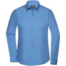 Ladies' Shirt Longsleeve Poplin - Klassisches Shirt aus pflegeleichtem Mischgewebe [Gr. 3XL] (aqua) (Art.-Nr. CA139181)
