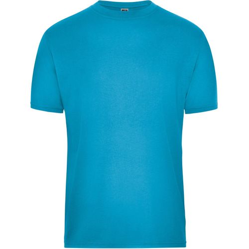 Men's BIO Workwear T-Shirt - Strapazierfähiges und pflegeleichtes T-Shirt [Gr. M] (Art.-Nr. CA139843) - Materialmix aus gekämmter, ringgesponne...
