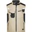 Workwear Softshell Vest - Professionelle Softshellweste mit hochwertiger Ausstattung [Gr. 5XL] (stone/black) (Art.-Nr. CA141122)
