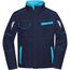 Workwear Softshell Jacket - Funktionelle Softshelljacke mit hochwertiger Ausstattung [Gr. 3XL] (navy/turquoise) (Art.-Nr. CA141559)