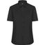Ladies' Shirt Shortsleeve Poplin - Klassisches Shirt aus pflegeleichtem Mischgewebe [Gr. L] (black) (Art.-Nr. CA141762)