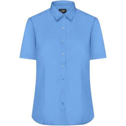 Ladies' Shirt Shortsleeve Poplin - Klassisches Shirt aus pflegeleichtem Mischgewebe [Gr. XS] (Art.-Nr. CA142455) - Popeline-Qualität mit Easy-Care-Ausrüs...