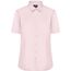Ladies' Shirt Shortsleeve Poplin - Klassisches Shirt aus pflegeleichtem Mischgewebe [Gr. 3XL] (light-pink) (Art.-Nr. CA142473)